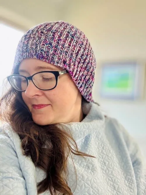 Merrily Marled Beanie slouchy