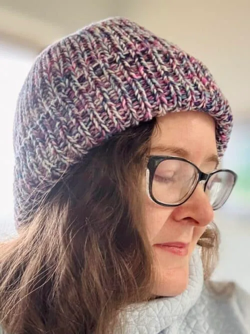 Merrily Marled Beanie cuffed