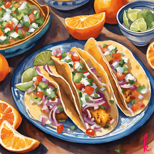 fruit salsa fish tacos